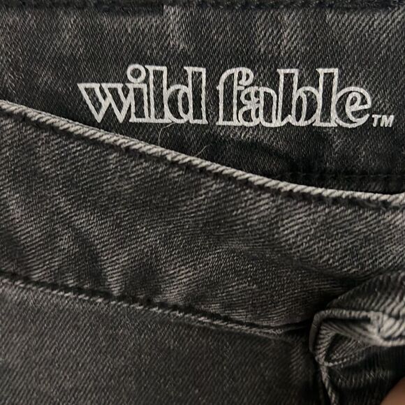 Wild fable women’s size 12 black high rise ankle mom jeans - Picture 5 of 13